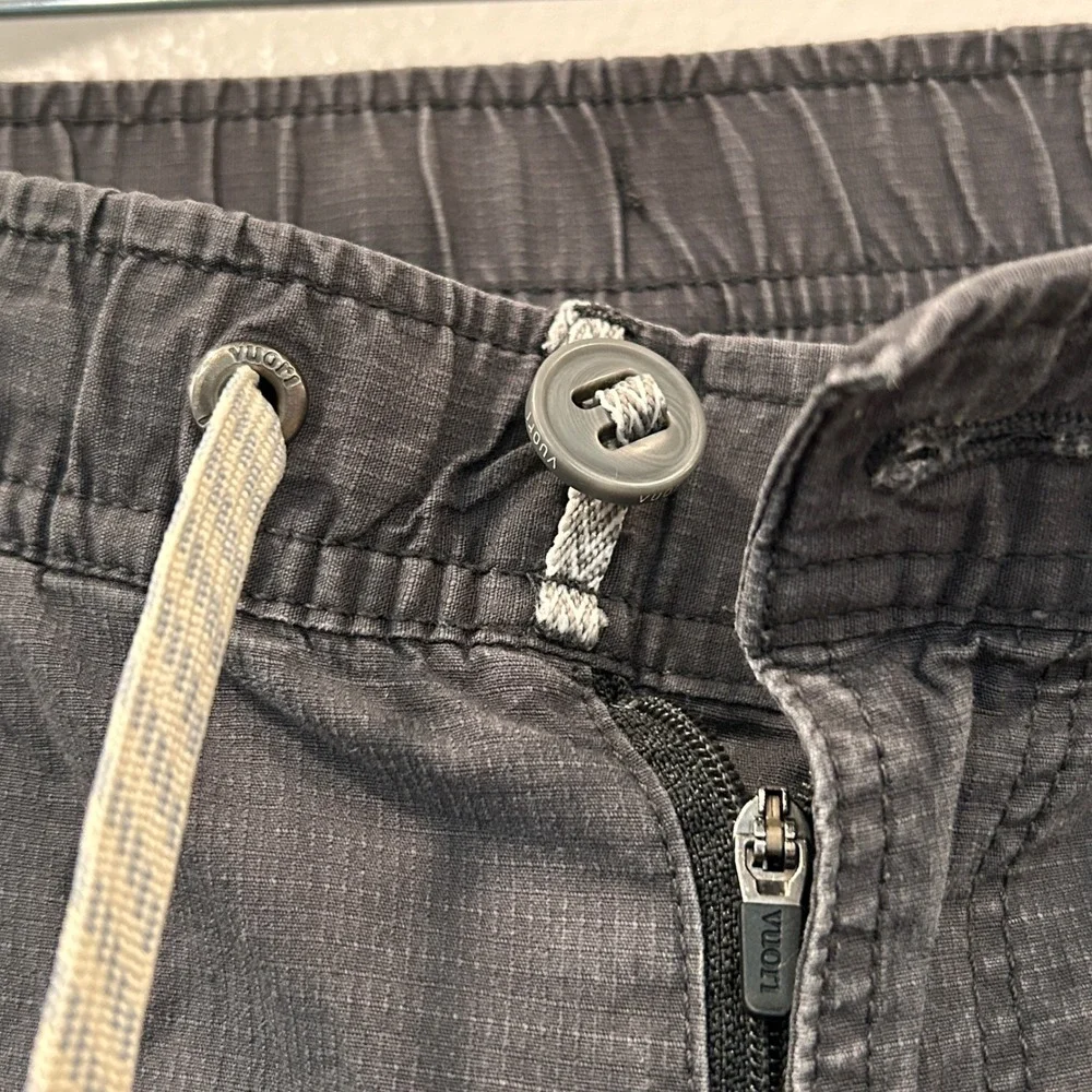 Vuori Ripstop Climber Pants Mens Small Charcoal Grey Slim Tapered V412